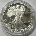 1986 LIBERTY 1OZ Bullion PROOF  GEM .999 Silver Eagle S