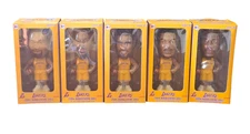 2004 LA Lakers Basketball Carl's Jr Bobblehead Dolls Complete Collector Set of 5