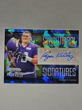 2025 Panini Prizm - Sensational Signatures Ryan Kelly-Blue Ice Prizm /99