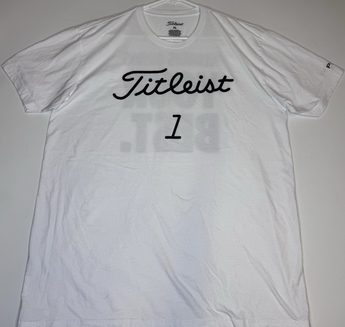 Titleist T-Shirt Mens Large White Pro V1 Golf Always Bring Your