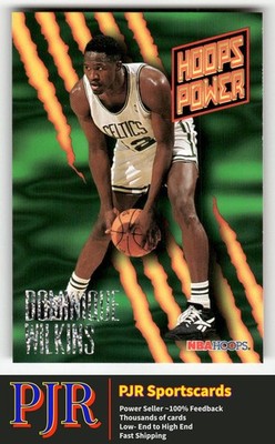 Dominique Wilkins 1994-95 Hoops #PR-4 Celtics Hoops Power (Stat Power Ratings)