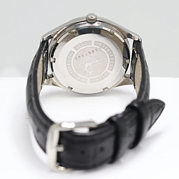 A4R] Seiko Seikomatic R 8306 8000 Automatic Day Date Silver Dial