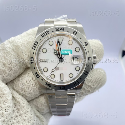 #ad DIY Watch Part Kit for 3285 Movement 42mm SS CaseDialHandsSteel Strap $313.39