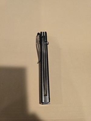 CRKT CEO Rogers Design Black Synthetic Handle Pocketknife Stainless Drop Point