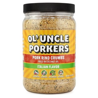 Ol' Uncle Porkers Pork Rind Crumbs 12 oz Keto Breadcrumbs (Italian)