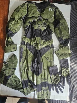 Halo Master Chief With Reflective 117. Size M 7-8