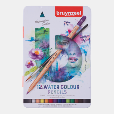 Bruynzeel Watercolour Pencils - Tin of 12