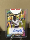New Listing2024 TOPPS CHROME Caleb Williams ALL-ETCH ROOKIE RUSH YELLOW AUTO /75 BEARS RC