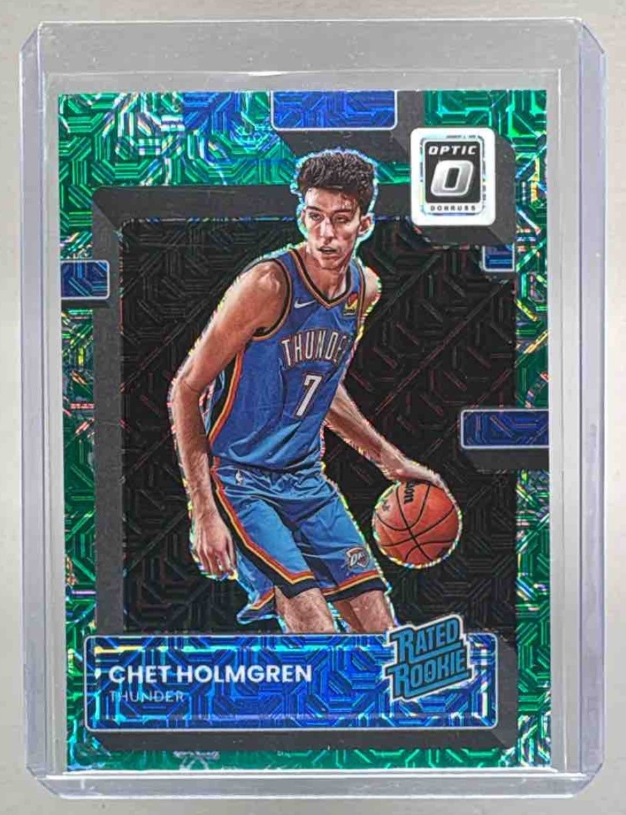Chet Holmgren 2022 Panini Donruss Optic #208 Choice Dragon RC Rated Rookie