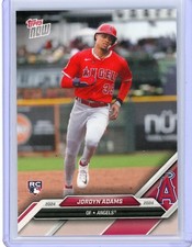 2024 Topps Now Road To Opening Day Jordyn Adams LA Angels Rookie Card #OD-114