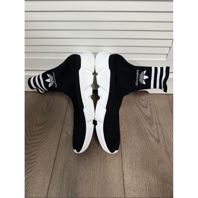Balenciaga Adidas x Speed Trainer High Top Sneaker Black  display picture 2