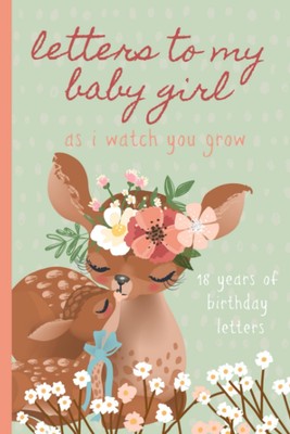 Letters To My Baby Girl As I Watch You Grow: Birthday Letter Prompt Journal,...