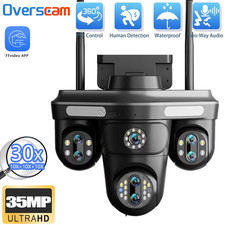 18K 35MP Outdoor Pan/Tilt Wifi Security Camera 360  View Auto Tracking Audio 30X