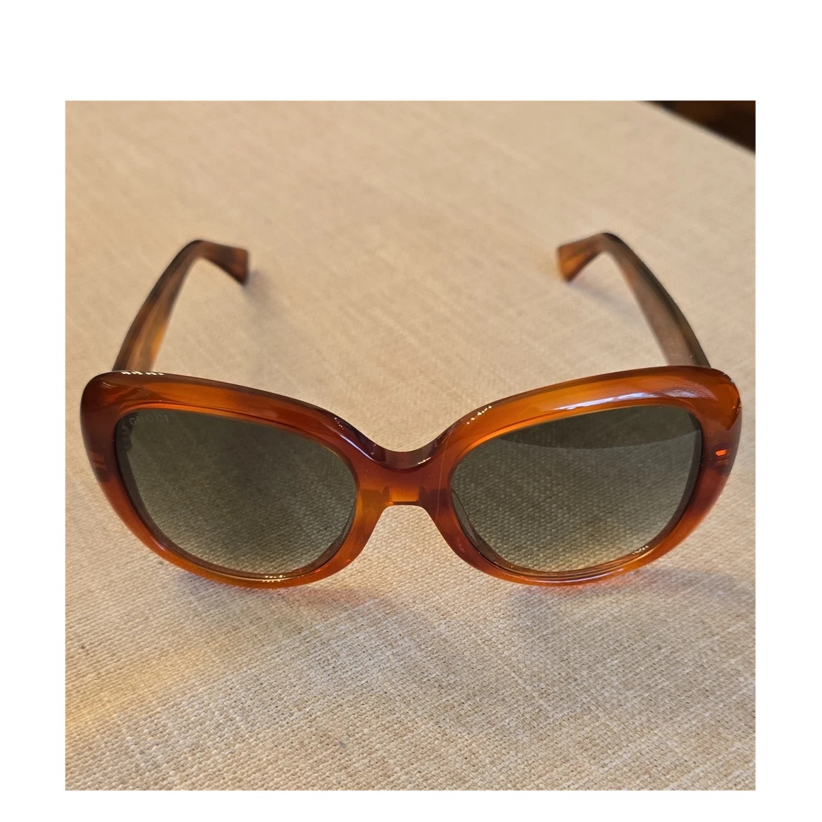 Gucci Women\'s Brown Gradient Round Sunglasses 2476/S Vintage Gucci GG0225S 007 Sunglasses Women main image 3