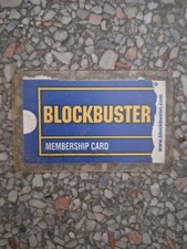 Vintage Blockbuster Membership Card Viacom 1990s Video Rental Collectible