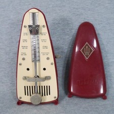 Wittner Prazision Taktell Metronome Red Vintage Made in West Germany