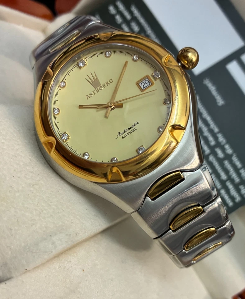 Astboerg Men's Watch Automatic ETA-2824-2 Stainless AT-900 Sapphire Glass Rarity - Image 2 of 4