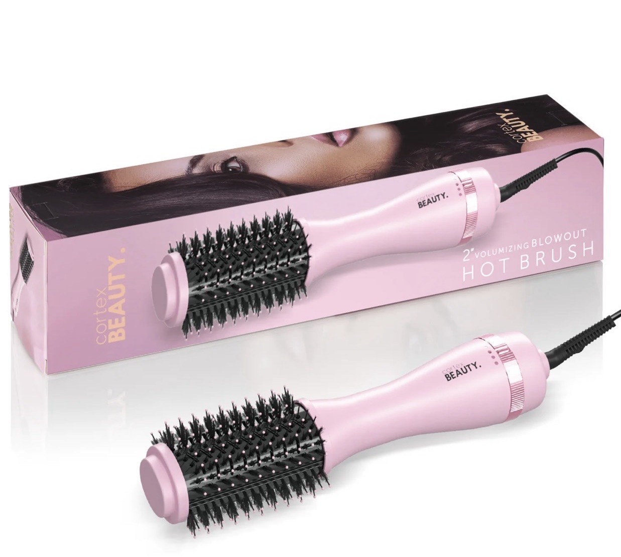 Beauty Professional CORTEX Volumizing Blowout Hot Brush 2" 1000W 2-Speed NEW
