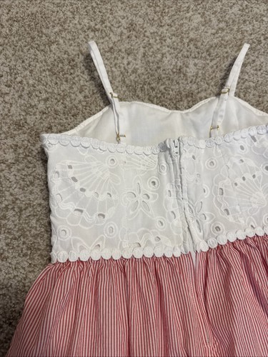 Lilly Pulitzer Mini Haylan Dress Girls Size 12 Eyelet White - Picture 6 of 6