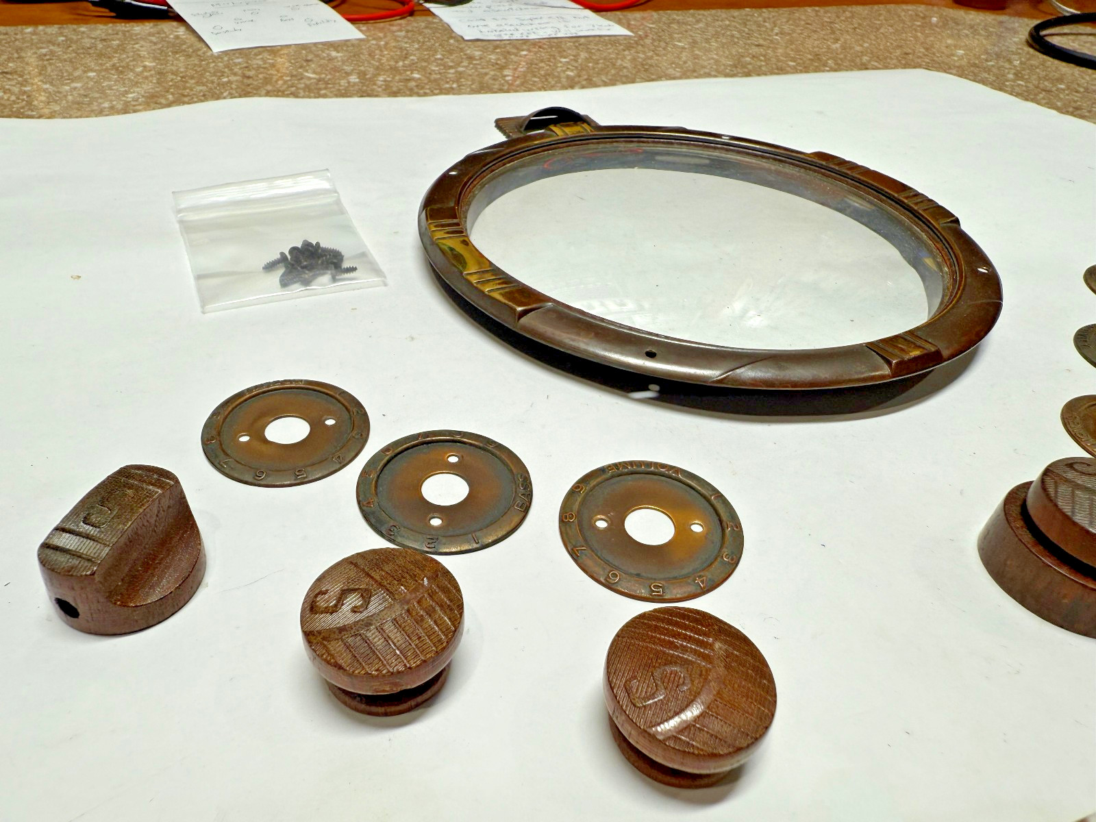 EH Scott Masterpiece OR Super XII 12 Full Escutcheon and Knob Set