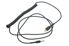 USBC to 3.5mm Coiled Spring Audio Cable For Marshall Monitor III ANC
