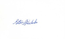 STAN COVELESKI - AUTOGRAPH
