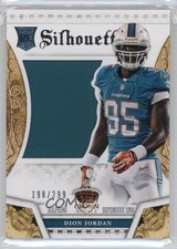 2013 Panini Crown Royale Rookie Retail Silhouettes 198/299 Dion Jordan #7 1u6