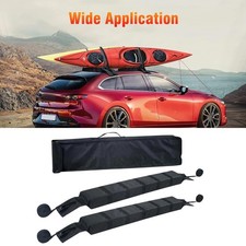 Car Roof Rack Pads Black Easy Installation Oxford Cloth for Kayak Car Canoe