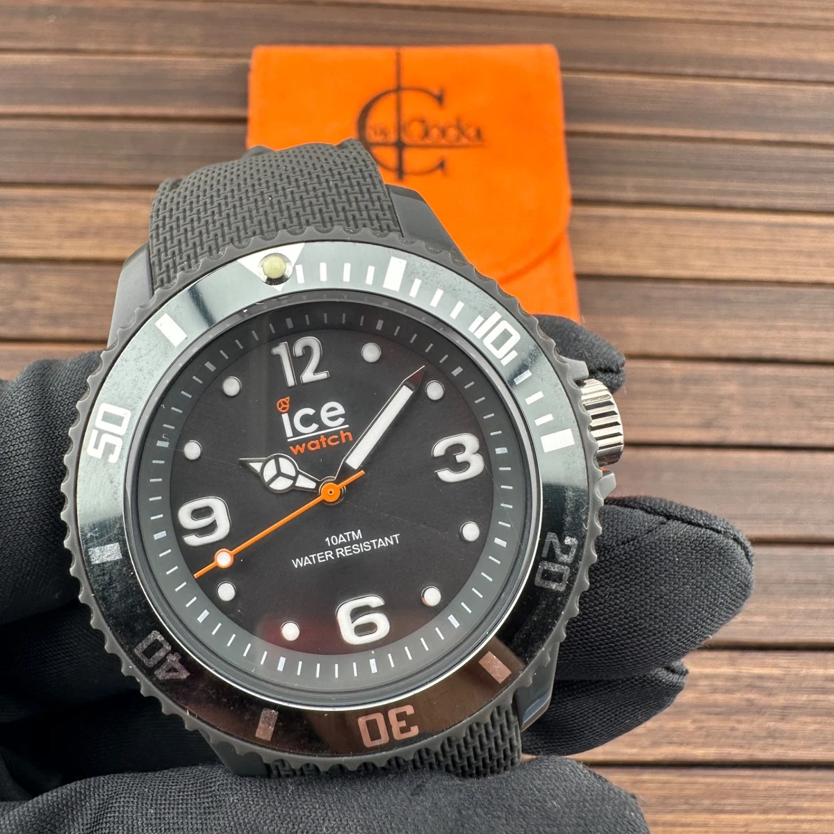 ICE-WATCH - P. Leclercq Black Beige - Orologio Nero Da Uomocon Cinturino In Silicone 018947 Medium