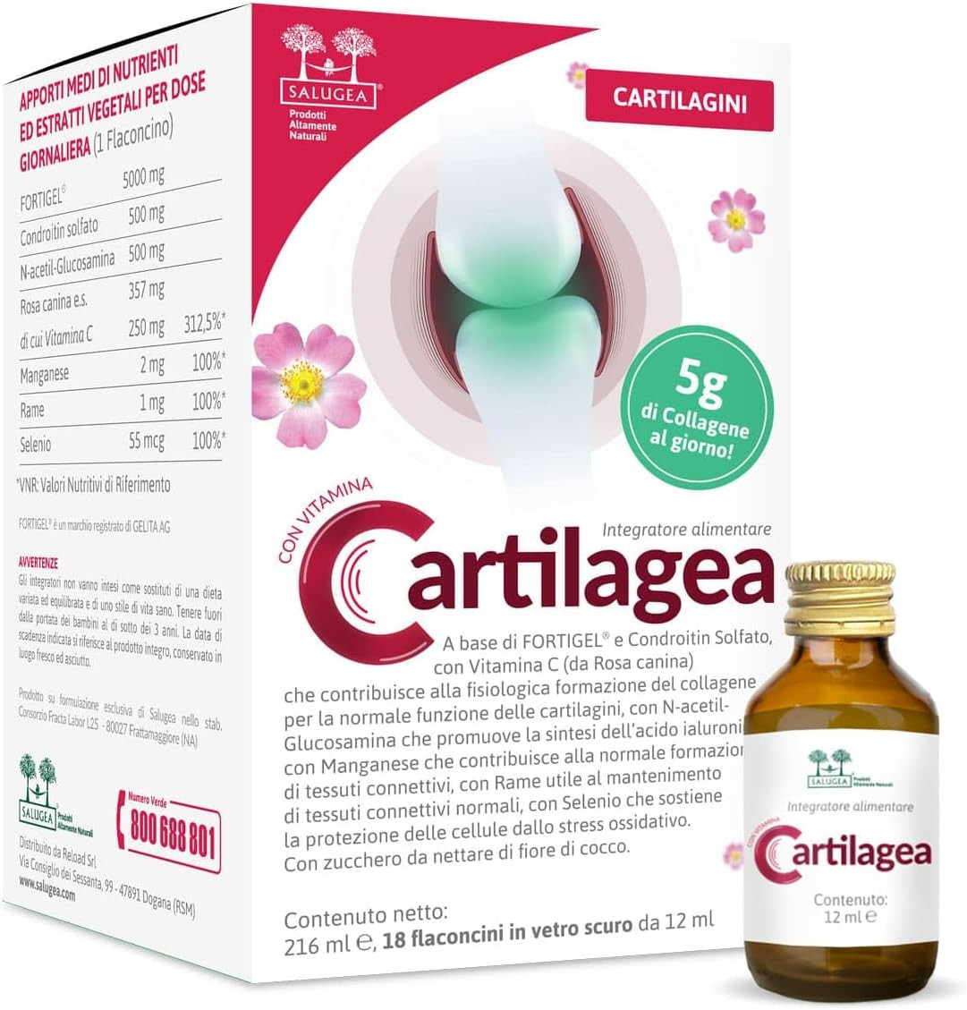 Cartilagea Salugea 18fl | Integratore per Funzionalità Articolare