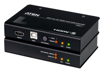 Aten W129242695 CE801-AT-G USB True 4K HDMI Cat 6 KVM  Extender ~E~