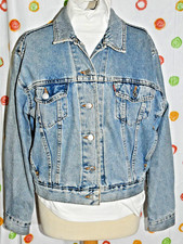 Vintage LEVIS STRAUSS Men s M Trucker Levi s BLUE DENIM JEAN JACKET farm USA EUC