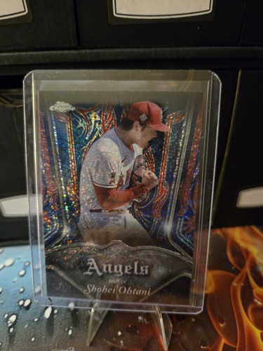 2022 TOPPS CHROME PINSTRIPED SHOHEI OHTANI CARD #P-1