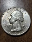 1963-D WASHINGTON QUARTER GOOD DATE Actual Coin NICE Details Extra Fine Addition