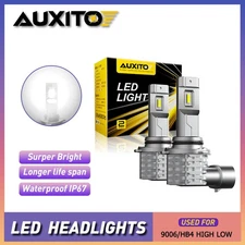 9006 AUXITO LED Headlight Bulb Conversion Kit Beam Low White 6500K For Dodge