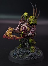 Warhammer AoS Nurgle Rotbringers Lord of Plagues - Pro Painted Grimdark Maggotki
