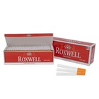 Roxwell Cigarette Tubes KING Red RYO Cigarette Tubes 200ct Box 2 Boxes