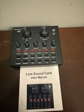 Live Sound Card V8 Audio Mixer - Open Box