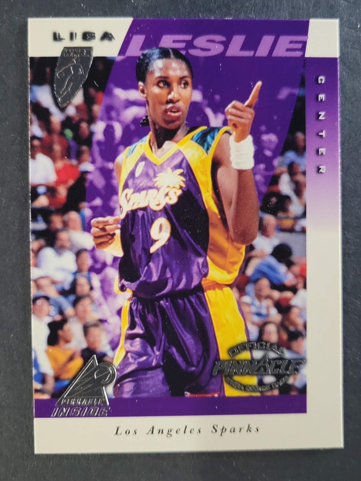 1997-98 Pinnacle Inside WNBA Lisa Leslie Rookie RC #1 Sparks