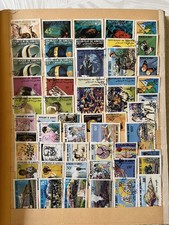 DJIBOUTI BELLE  COLLECTION DE 191 TIMBRES DIFFERENTS  VOIR  LES 4 PHOTOS