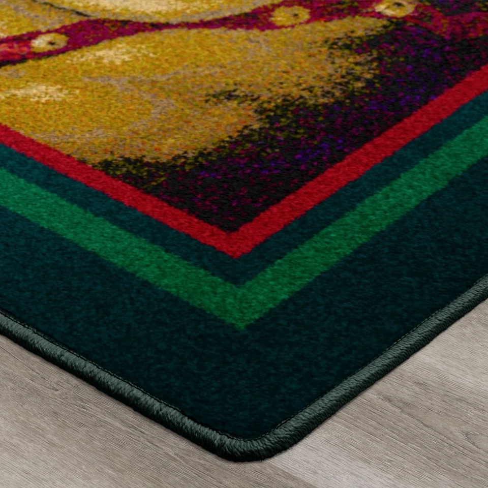 Milliken Realtree Camosanta Southern Santa Novelty Stain Resistant Rug, Multi - Image 4 of 4