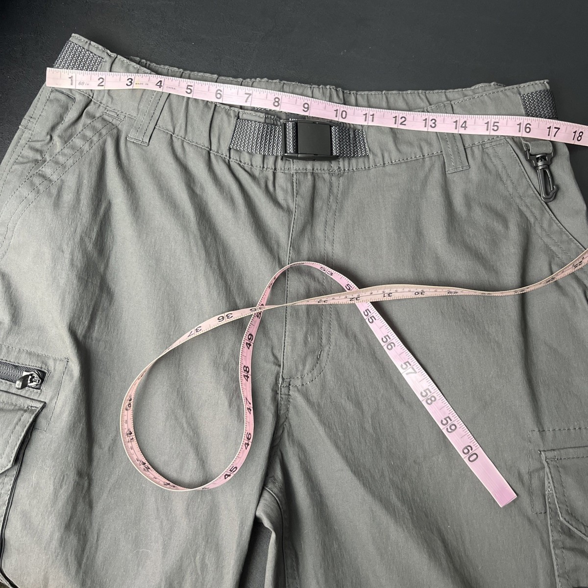 Pantalon Cargo Convertible BC Clothing – Homme – Gris – Taille M / 32″ – Neuf