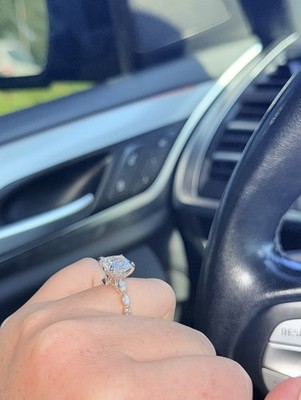 4ct CUSTOM RING GROWN Brilliance Natural Moissanite