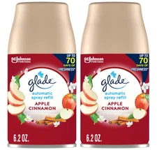 Glade Automatic Spray Refill, Air Freshener for Home and Bathroom, Apple Cinnamo
