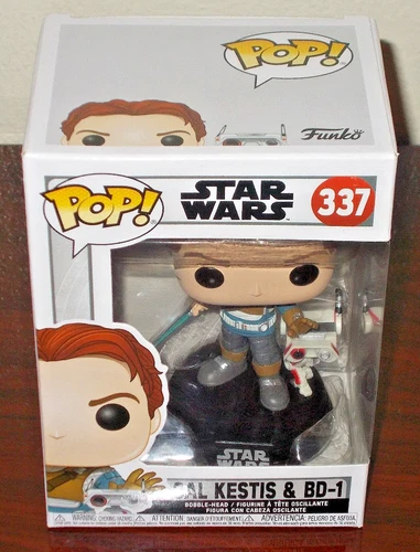 Funko Pop! Star Wars #337 Cal Kestis & BD-1 Jedi Fallen Order New w/ Protector