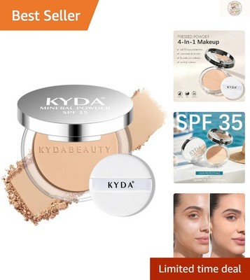 Matte Finish Mineral Powder Foundation with Concealer & SPF 35 Protection