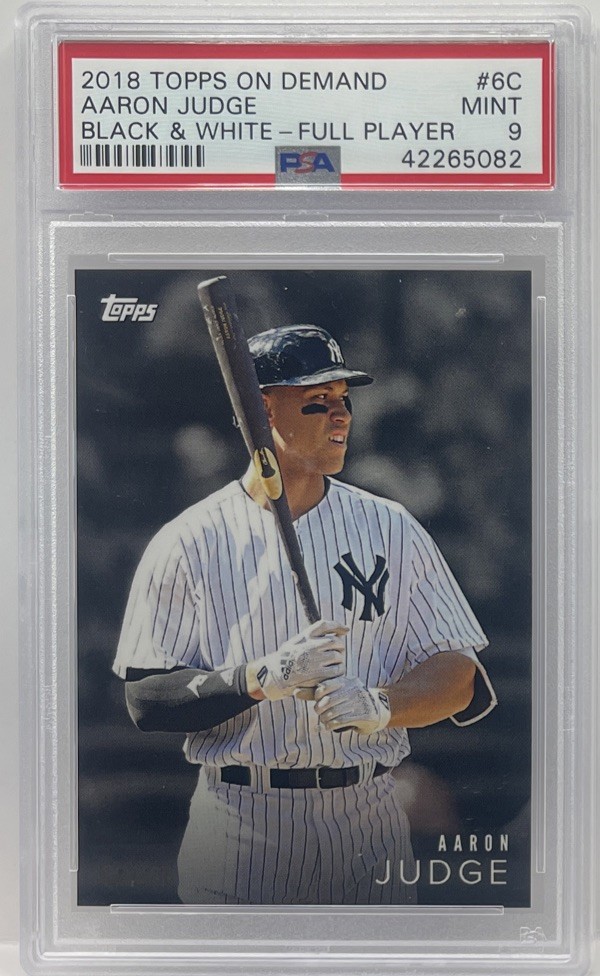 2018 Topps TOPPS ON DEMAND BLACK & WHITE FULL PLAYER #6C Aaron Judge front