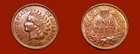 1907 INDIAN HEAD CENT AU/BU+++!! A RARER BEAUTIFUL HIGH GRADE RED BROWN COLOR!!