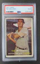 1957 Topps Ted Williams #1 Boston Red Sox PSA 4