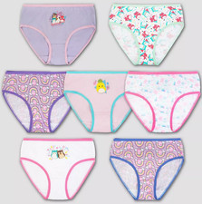 NEW Original Squishmallows Girl's 100 Cotton 7 Pack Briefs Size 8